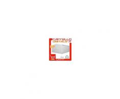 Box in Acciaio Zincato Casetta da Giardino in Lamiera 3.60 x 4.30 m x h2.10 m - 185 KG - 15 metri quadri - BIANCO