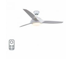 QAZQA Ventilatori da soffitto marin - Moderno - Plastico,Acciaio - Bianco - Tondo Non sostituibile