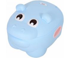 Homcom Vasino Per Bambini dai 6 Mesi Antiscivolo Ippopotamo Rosa 40 x 30 x 23cm