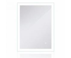 Specchio da Bagno Illuminazione a LED per specchi da Parete per Bagno con Funzione Anti-Nebbia,