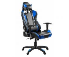Sedia da ufficio gaming poltrona studio scrivania reclinabile girevole Grigia, Blu, Rosso -McHaus