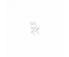2 Sedie In Acciaio Verniciato/Pvc Effetto Rattan Cm.40X38,8 Arredo Giardino