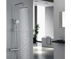 HOMELODY Sistema Doccia con Miscelatore Termostatico 40° Colonna Doccia realizzata in Ottone 3