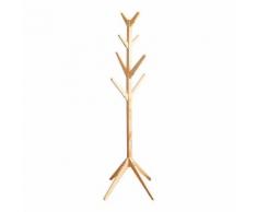 Appendiabiti In Legno Massello 45x45x175 Cm Fumer Arrow Pino Naturale
