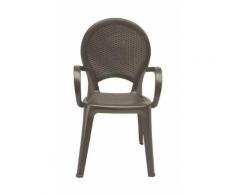 POLTRONA PALOMA RATTAN (greenpol) | Moka