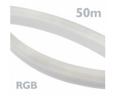 PrimeMatik - Striscia flessibile LED Neon Flex LNF 26x14mm 220VAC 50m RGB multicolore