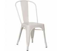 SKLUM Sedia LIX Opaca Beige Crema Sala da Pranzo Cucina Bar Stile Industrial