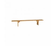 Panca In Legno Massello Di Tiglio Finitura Naturale Made In Italy