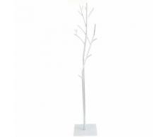 Appendiabiti Da Terra 33x33x180 Cm In Ferro Battuto Vasconi Platano Bianco