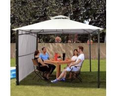 Gazebo 3,3x3,3 metri giardino bar veranda mercato pagoda ANTIGUA