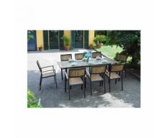 Tavolo Vigo Allungabile 150/210 x 90 cm In Teak E Alluminio