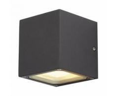 SLV Sitra Cube 232535 Lampada da parete per esterno Lampada a risparmio energetico, LED