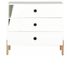 Cassettiera scandinava bambino bianca TIMEHLO