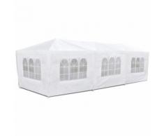 Gazebo Economico 3x9 Bianco 300x900x315 cm