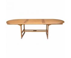 Tavolo Malaga Allungabile 200/280 x 110 cm In Legno Di Acacia