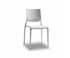 Sedia impilabile sirio in tecnopolimero, adatta anche per l'esterno, disponibile in più colori, ,