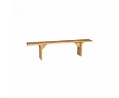 Panca In Legno Massello Di Tiglio Finitura Naturale Made In Italy