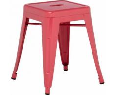 SKLUM Sgabello LIX Rosso Lampone Sala da Pranzo Cucina Bar Stile Industrial