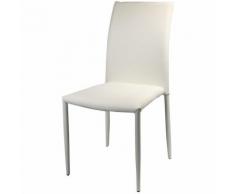Set 4 Sedie Kristin - Imbottite - da Sala da Pranzo, Soggiorno, Cucina - Beige, 53 x 44 x 90 cm