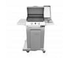 Barbecue professionali Barbecue a gas Sunny Premium Stone 2 bruciatori con pietra ollare