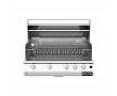 Barbecue professionali Barbecue a gas Fry Top 750 Basic da appoggio 5 bruciatori griglia tondino