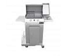 Barbecue professionali Barbecue a gas Sunny Premium Basic 2 bruciatori con griglia scolo a V