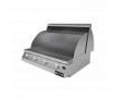 Barbecue professionali Barbecue a gas Fry Top 750 Basic da appoggio 4 bruciatori griglia tondino