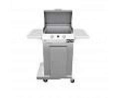 Barbecue professionali Barbecue a gas Sunny Teppan 2 bruciatori con piastra Teppanyaki