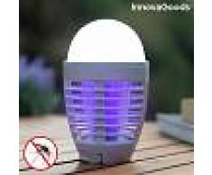 InnovaGoods Lampada Antizanzare Ricaricabile con LED 2 in 1 Kl Bulb InnovaGoods