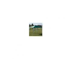 CAP40 Gazebo 200x200x250h struttura in acciaio e top in poliestere verde