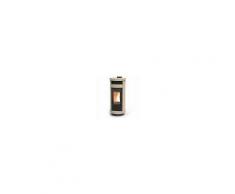 THERMOROSSI Stufa a pellet bianca canalizzabile Thermorossi Dorica Supreme Metalcolor classe A+
