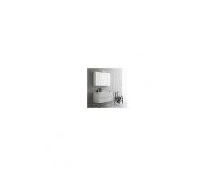 Arbi - Ho.Me Mobile da bagno sospeso moderno da cm 100x45 con specchio contenitore e faretto led