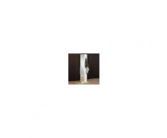 FADR50 Colonna girevole 40x187x40 cm n°2 appendiabiti finitura laccata lucida bianca