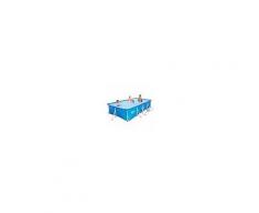 CAP40 Piscina fuori terra Steel Pro cm 400x211x81h stuttura in acciaio anti-corrosione