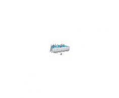 CAP40 Piscina fuori terra Power Steel 488x488x122 h con struttura in acciaio