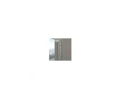 WEISS STERN (L) Colonna doccia in ottone Praga: con deviatore, soffione 20x20 cm, interasse regolabile