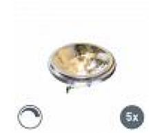 Osram Set di 5 faretti alogeni dimmerabili G53 AR111 50W 540lm 3000K