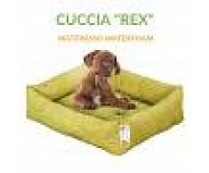EverGreenWeb Letto per Cani di diverse Taglie color Verde Chiaro, Imbottitura in Schiuma Waterfoam Morbido Lavabile in Lavatrice, Cuccia da Interno con Cuscino Sfoderabile, Materasso per Tutti Animali Domestici