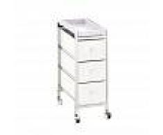 Bath & Design Cassettiera con ruote BALDO 3 cassetti