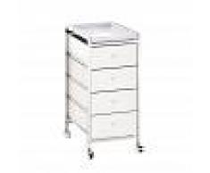 Bath & Design Cassettiera con ruote BALDO 4 cassetti