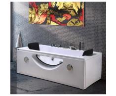 Vasca Da Bagno Idromassaggio Rettangolare 180x90 Cm Carnelli Harmony