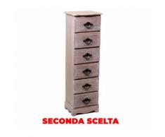 Cassettiera In Legno 6 Cassetti Adami Stoccarda Seconda Scelta
