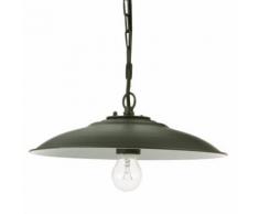 Lampada Sospesa Grande Colore Grigio Per Esterno Linea Piatto Antico Livos