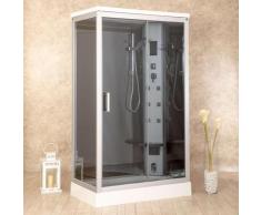 Box Doccia Idromassaggio Multifunzione 120x70 Cm Vorich Air Plus Lato Destro