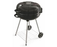 Barbecue A Carbone Carbonella Tondo Con Ruote Soriani Sun-day Nero