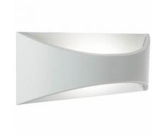 Lampada Applique Grande Riflettente 12w A Led Cob Colore Bianco Per Esterno Linea Moon Sovil