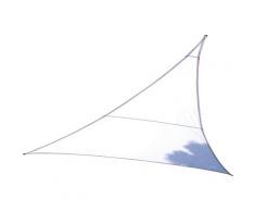 Tenda Vela Ombreggiante Triangolare 5x5x5m In Poliestere Bauer Bianco