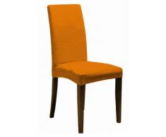 Set 2 Coprisedie Elasticizzati In Poliestere Fazzi Arancio