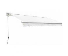 Tenda Da Sole Motorizzata 4,5x3m Tessuto Poliestere Kraus Lavanda Ecrù