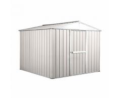Casetta Box Da Giardino In Lamiera Bianca Per Deposito Attrezzi 276x260x212cm Enaudi